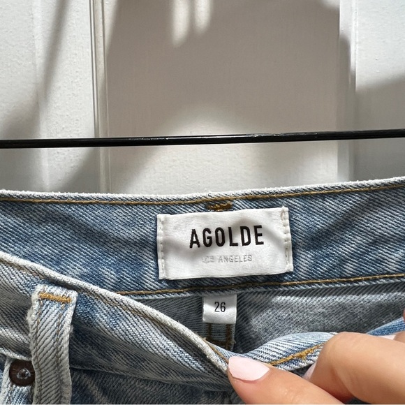 AGOLDE Riley High Rise Straight Crop Jean - Picture 7 of 9